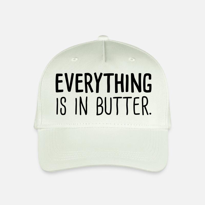 everything is in butter - Kinder Bio Basecap - Helles Mintgrün