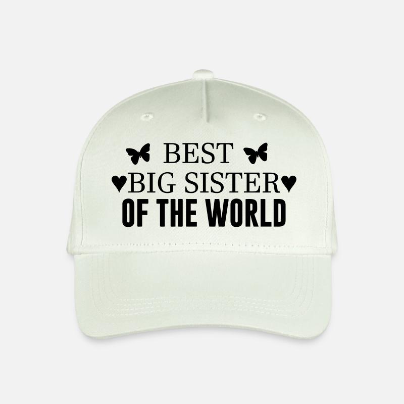 Beste Schwester - Kinder Bio Basecap - Helles Mintgrün