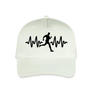 running - Organic Kids’ Baseball Cap - light mint green - Front