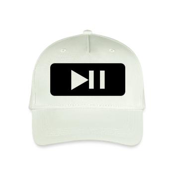 Music,DJ,Play,DVD - Organic Kids’ Baseball Cap - light mint green - Front