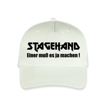 Stagehand Einer muss es ja machen - Kinder Bio Basecap - Helles Mintgrün - Vorne