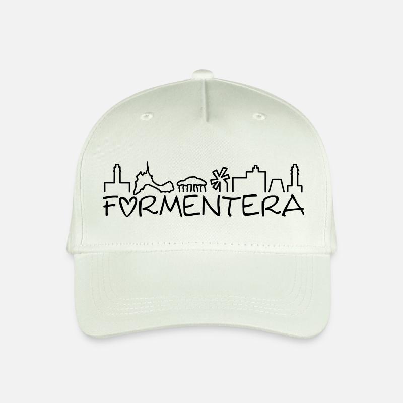 Love Formentera 1c - Kinder Bio Basecap - Helles Mintgrün
