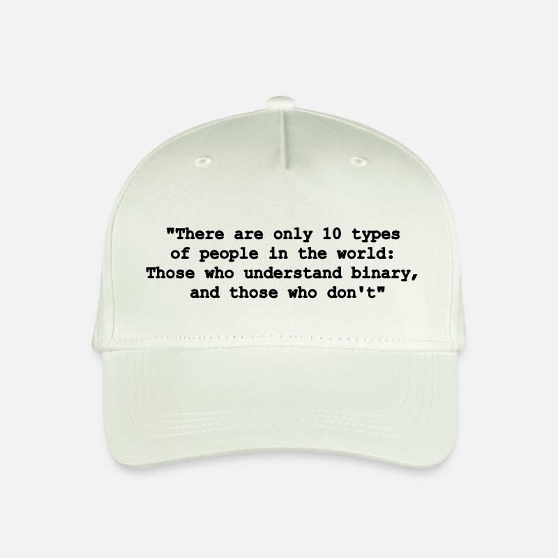 ten types of people - Kinder Bio Basecap - Helles Mintgrün
