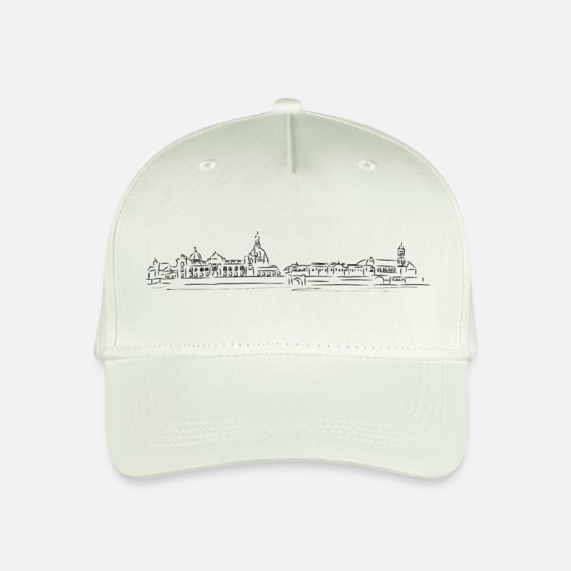 Dresden skyline - Kinder Bio Basecap - Helles Mintgrün