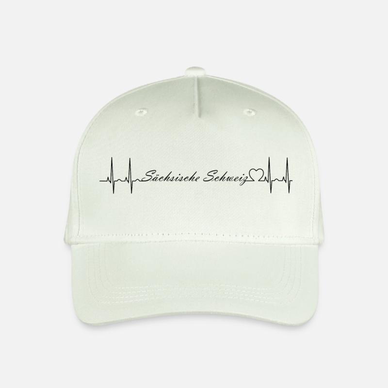 Sächsische Schweiz - Kinder Bio Basecap - Helles Mintgrün