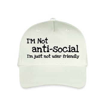 Social geek - Casquette de baseball bio Enfant - vert menthe clair - Devant