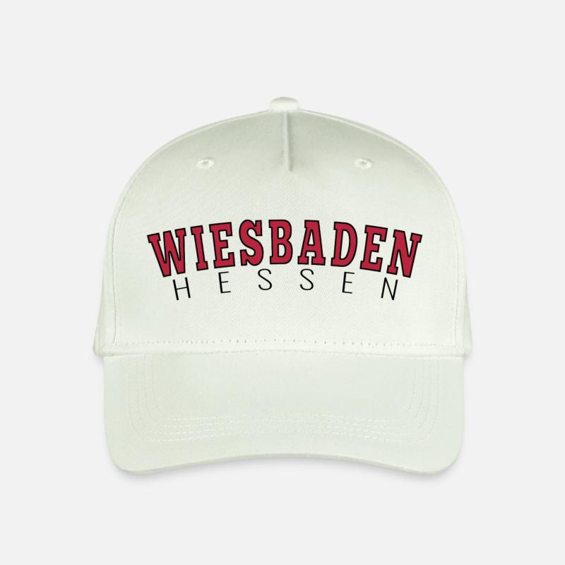 Wiesbaden Hessen - Kinder Bio Basecap - Helles Mintgrün