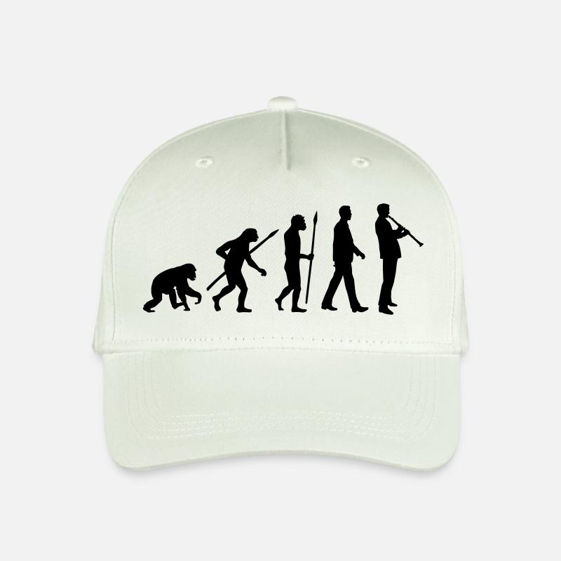 evolution_klarinette_spieler_082013_a_1c - Kinder Bio Basecap - Helles Mintgrün