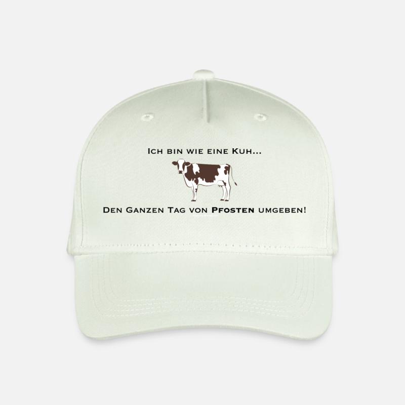 die Kuh - Kinder Bio Basecap - Helles Mintgrün