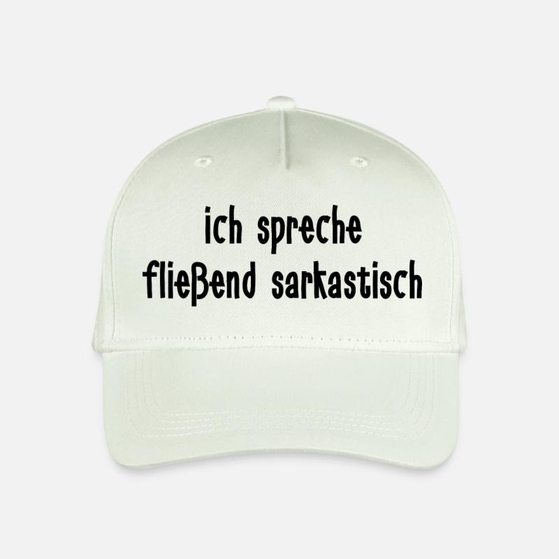 Ich spreche fließend sarkastisch - Kinder Bio Basecap - Helles Mintgrün