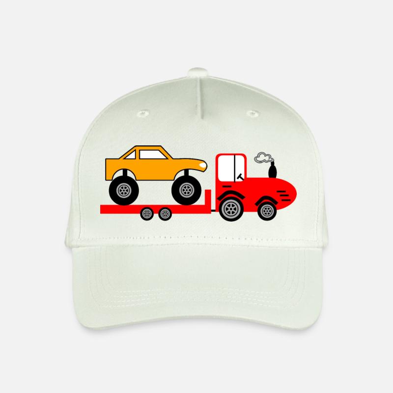 Traktor - Kinder Bio Basecap - Helles Mintgrün