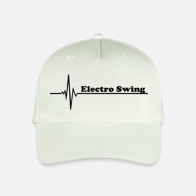 Electro Swing - Kinder Bio Basecap - Helles Mintgrün