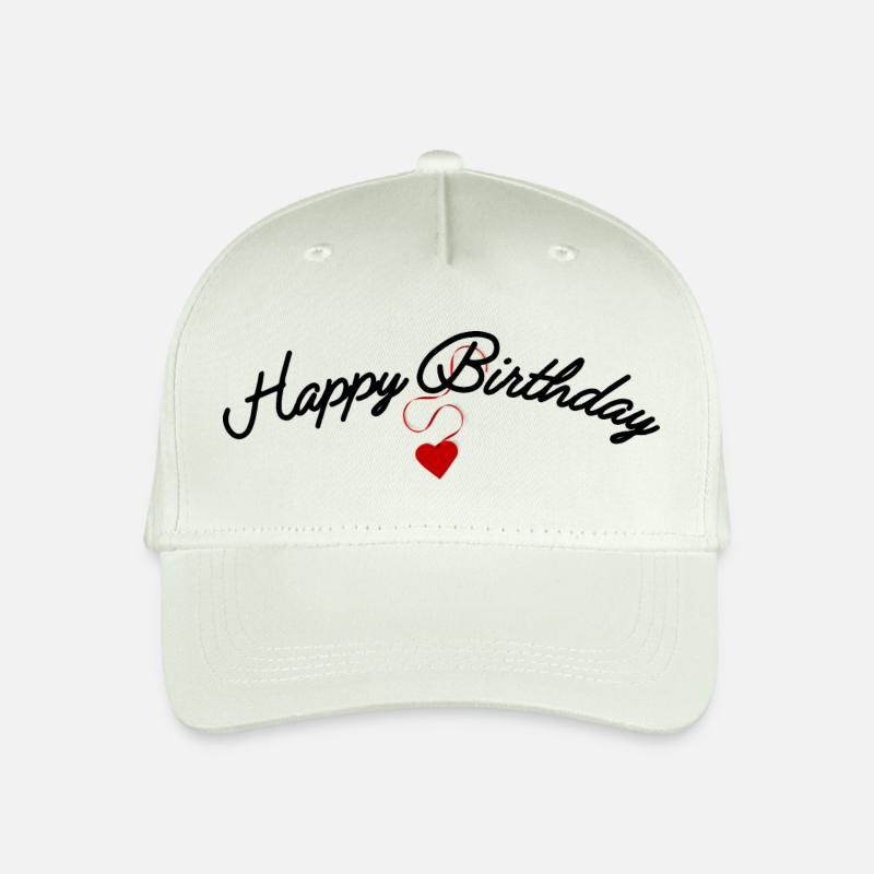 Happy Birthday - Kinder Bio Basecap - Helles Mintgrün