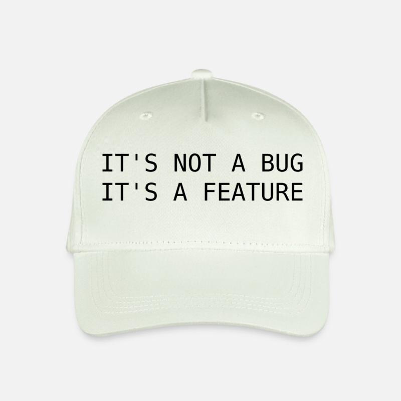 It's not a bug, its a feature - Kinder Bio Basecap - Helles Mintgrün
