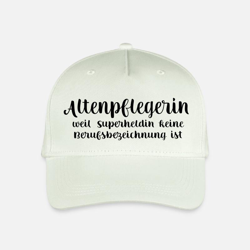 Altenpflegerin - Kinder Bio Basecap - Helles Mintgrün