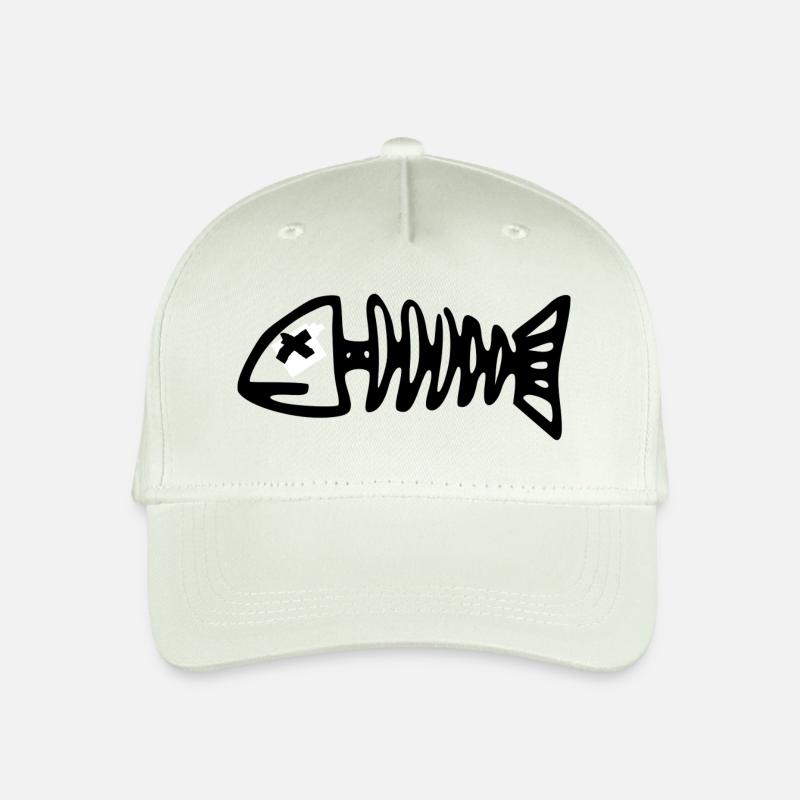 Fischgräte - Kinder Bio Basecap - Helles Mintgrün