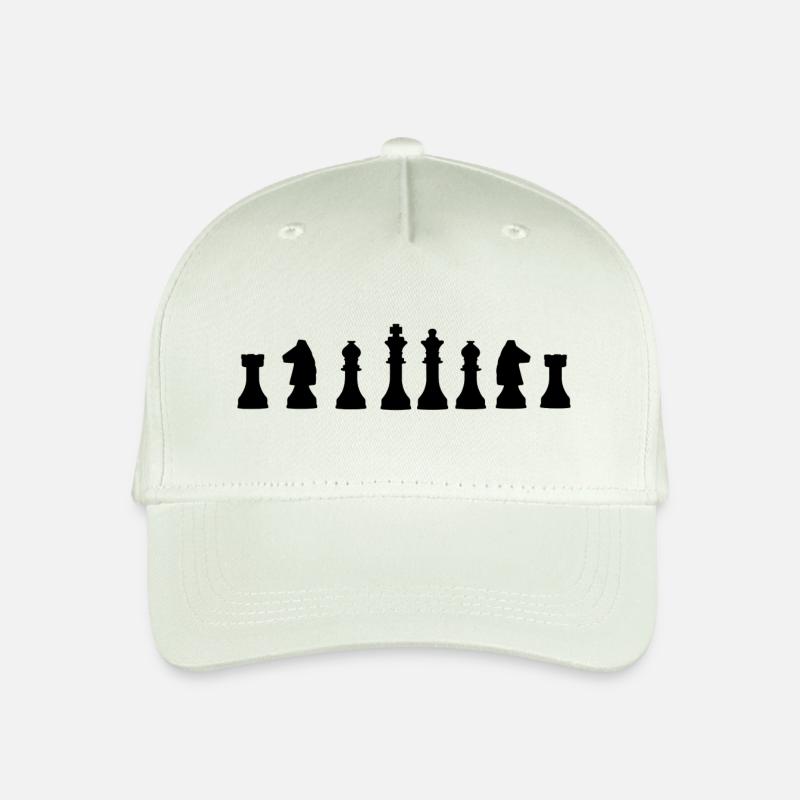 Schach - Kinder Bio Basecap - Helles Mintgrün