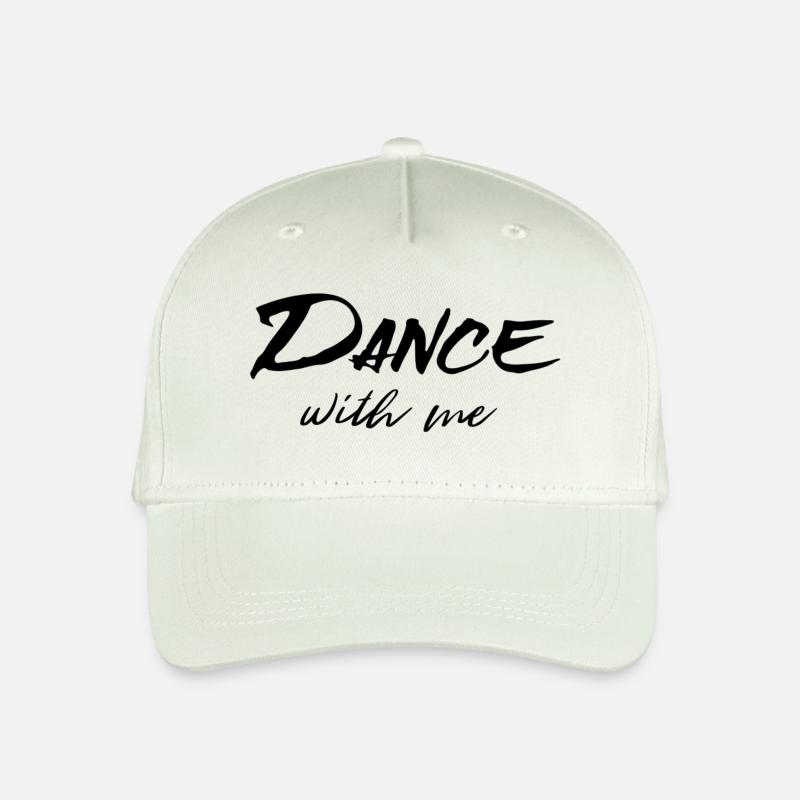 Dance with me - black - Dance Shirt - Kinder Bio Basecap - Helles Mintgrün