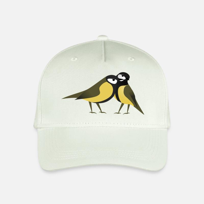 Kohlmeisen - Kinder Bio Basecap - Helles Mintgrün