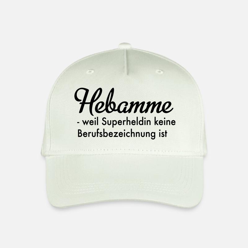 Hebamme - Kinder Bio Basecap - Helles Mintgrün