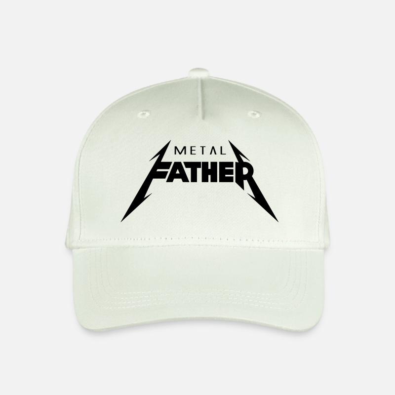 Metal Father_V2 - Kinder Bio Basecap - Helles Mintgrün