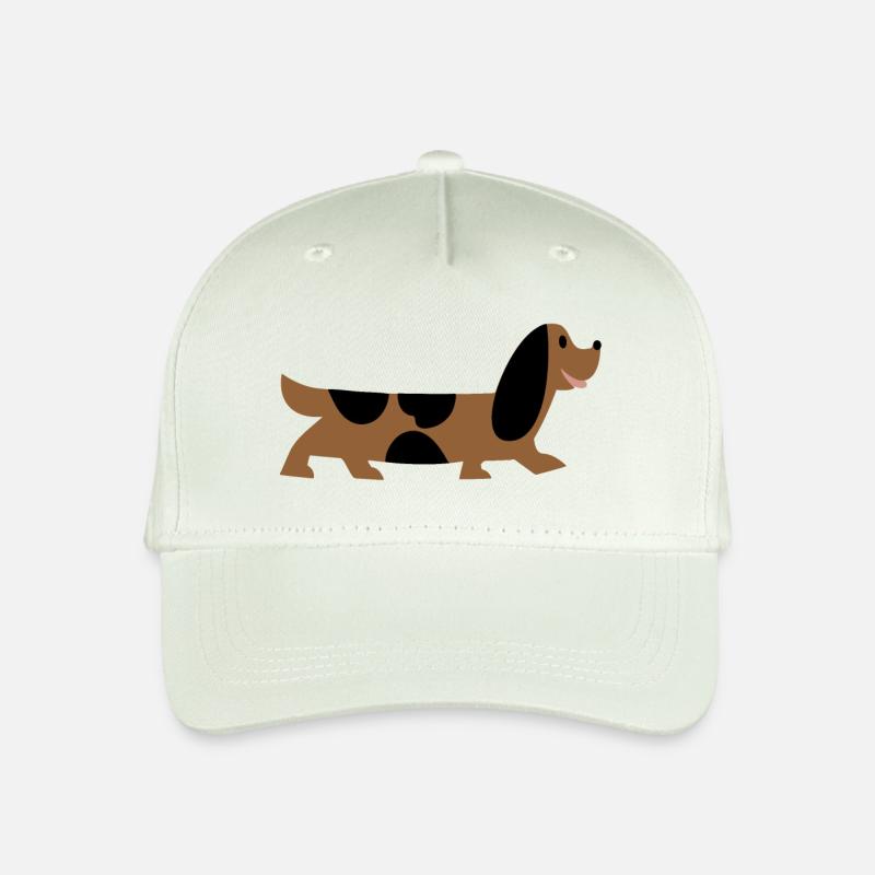 dackel - Kinder Bio Basecap - Helles Mintgrün