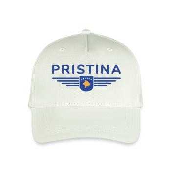 Pristina Kosovo Fan T-Shirt Design - Casquette de baseball bio Enfant - vert menthe clair - Devant