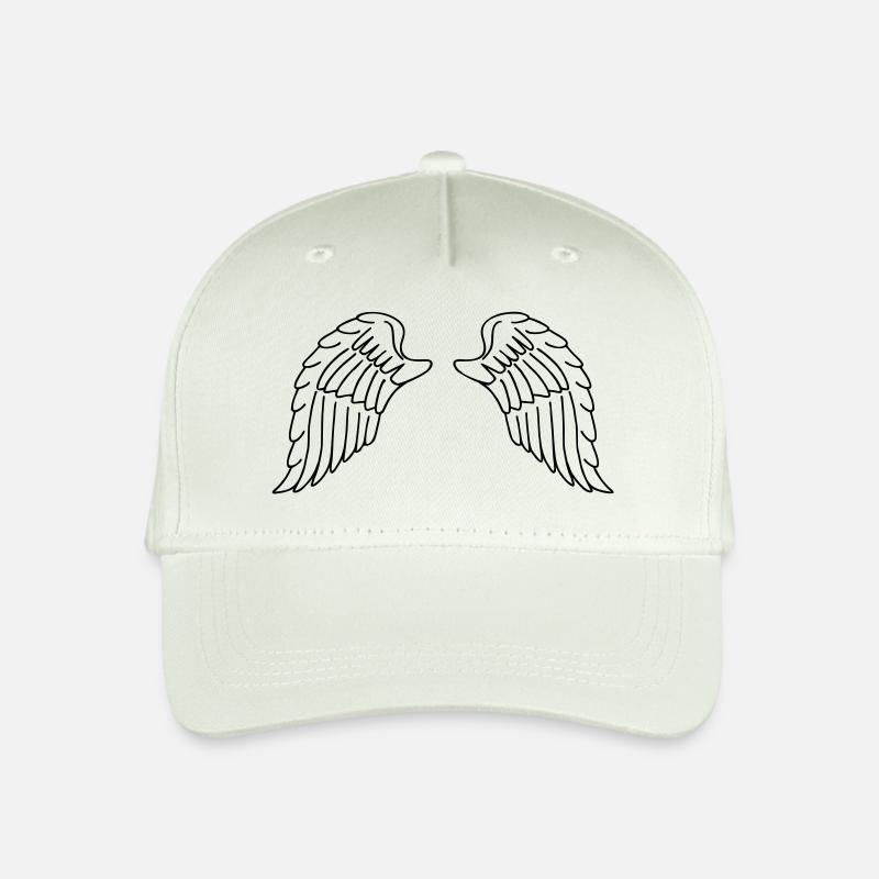 Wings - Organic Kids’ Baseball Cap - light mint green