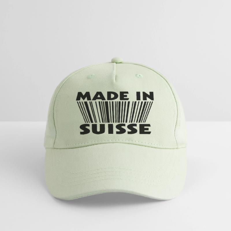 Made in suisse 3D code Organic Kids’ Baseball Cap