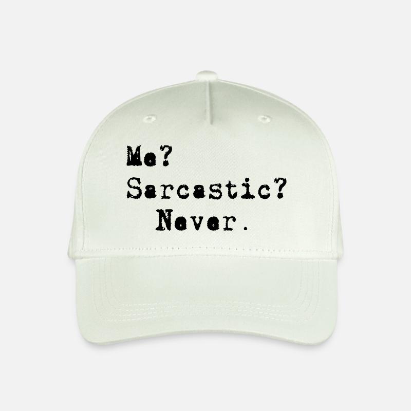 Me? Sarcastic? - Never. - Casquette de baseball bio Enfant - vert menthe clair
