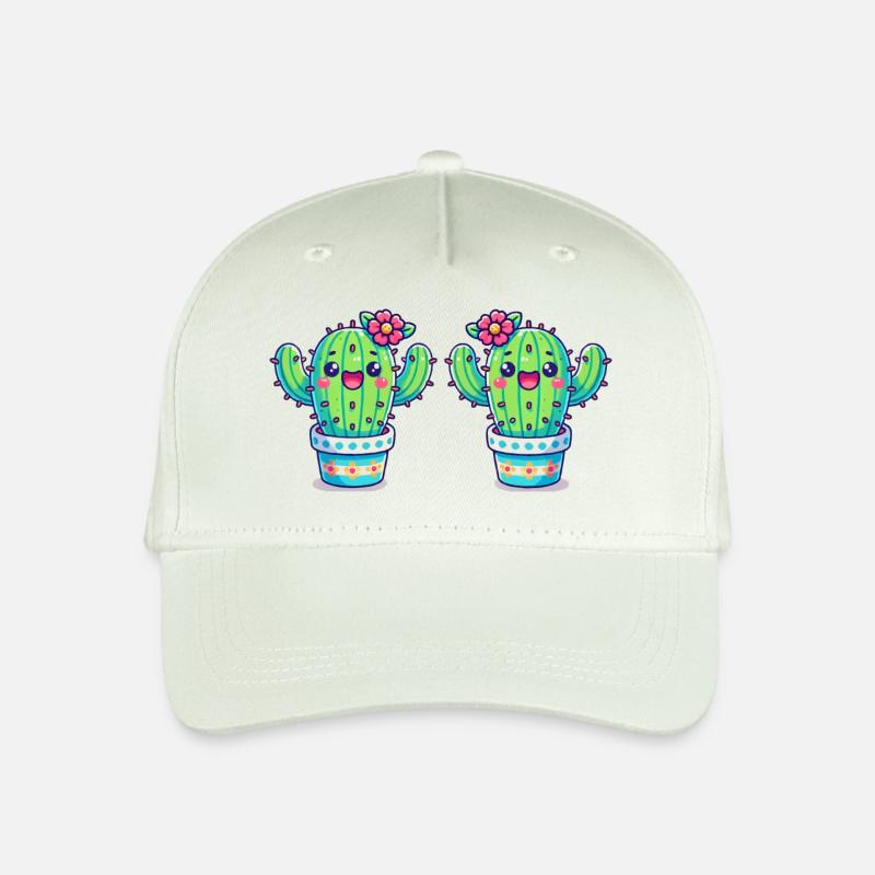 kaktus 2 - Kinder Bio Basecap - Helles Mintgrün