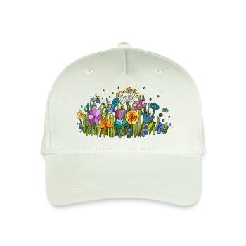 Fleur - Casquette de baseball bio Enfant - vert menthe clair - Devant