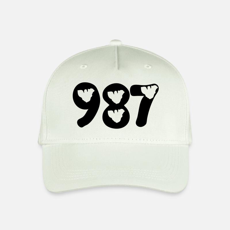 987 map tattoo moorea - Casquette de baseball bio Enfant - vert menthe clair