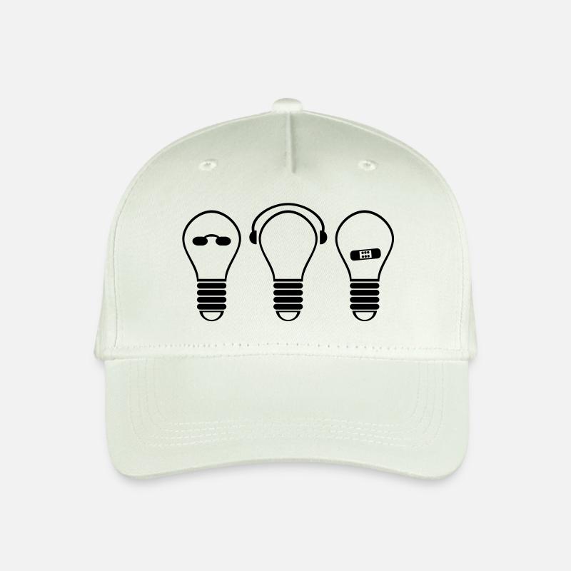 gluehbirne - Kinder Bio Basecap - Helles Mintgrün