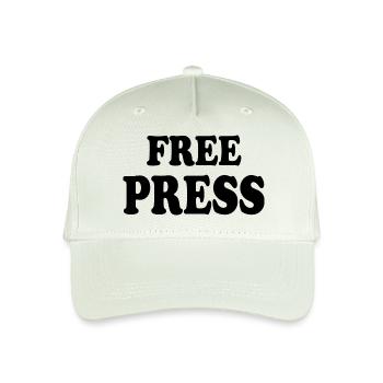 Free press - Casquette de baseball bio Enfant - vert menthe clair - Devant