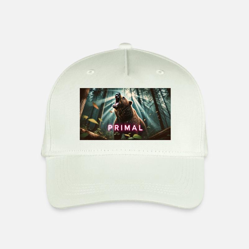 URSPRÜNGLICHER BÄR - Kinder Bio Basecap - Helles Mintgrün