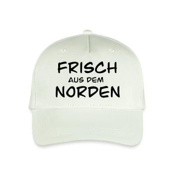frisch aus dem Norden - Kinder Bio Basecap - Helles Mintgrün - Vorne