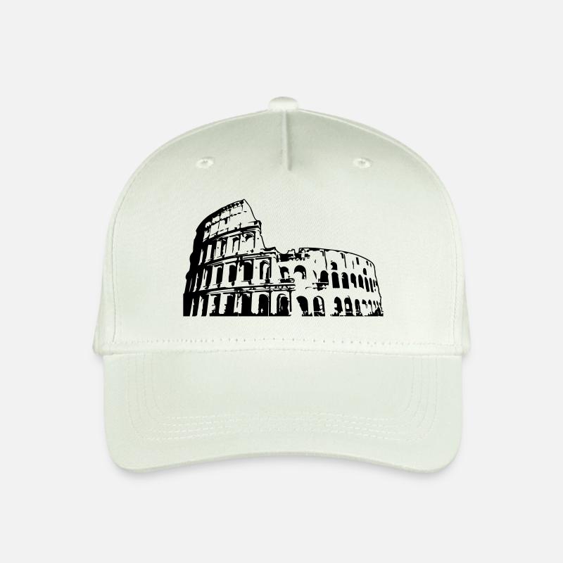Rom - Kolosseum - Kinder Bio Basecap - Helles Mintgrün