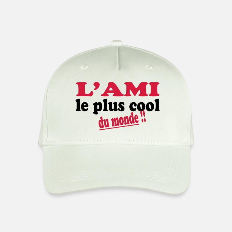 L'ami le plus cool du monde !! - Kinder Bio Basecap - Helles Mintgrün