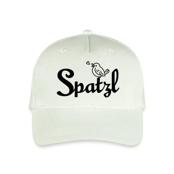Spatzl – Kosename der Bayern - Kinder Bio Basecap - Helles Mintgrün - Vorne