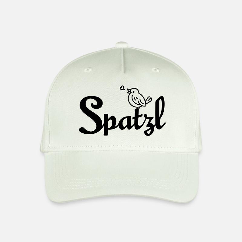 Spatzl – Kosename der Bayern - Kinder Bio Basecap - Helles Mintgrün