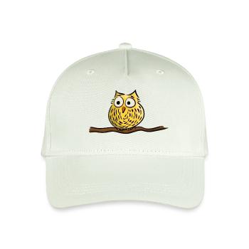 Cute owl - Organic Kids’ Baseball Cap - light mint green - Front