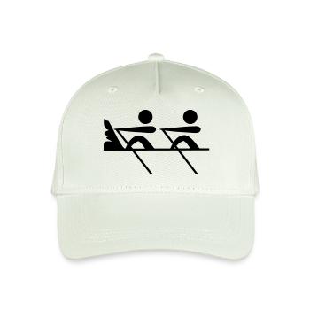 Rowing - Rudern - Ruderboot - Sportart - Kinder Bio Basecap - Helles Mintgrün - Vorne