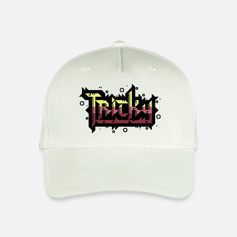 tricky PETSCII - Kinder Bio Basecap - Helles Mintgrün
