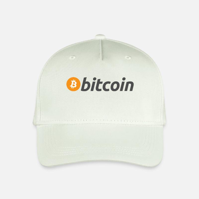 Bitcoin Logo B-Bitcoin official offiziell - Kinder Bio Basecap - Helles Mintgrün