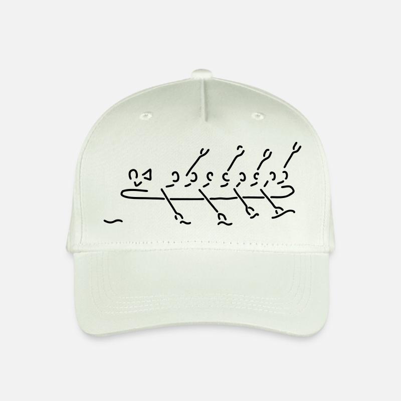rudern achter - Kinder Bio Basecap - Helles Mintgrün