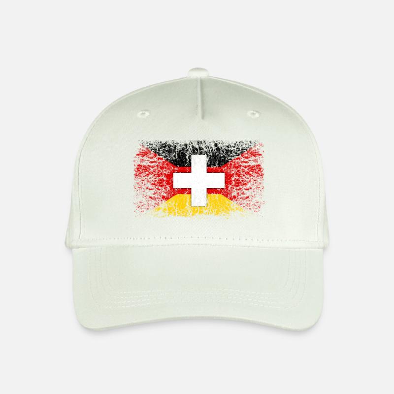Deutschland Schweiz 001 - Kinder Bio Basecap - Helles Mintgrün
