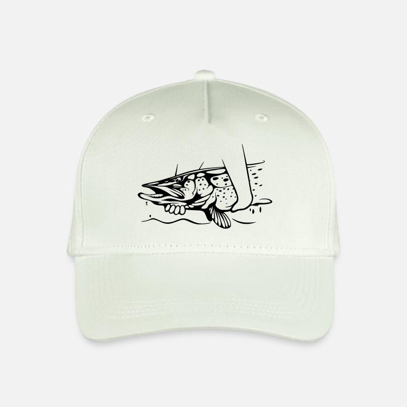 Pike Catch & Release - Organic Kids’ Baseball Cap - light mint green