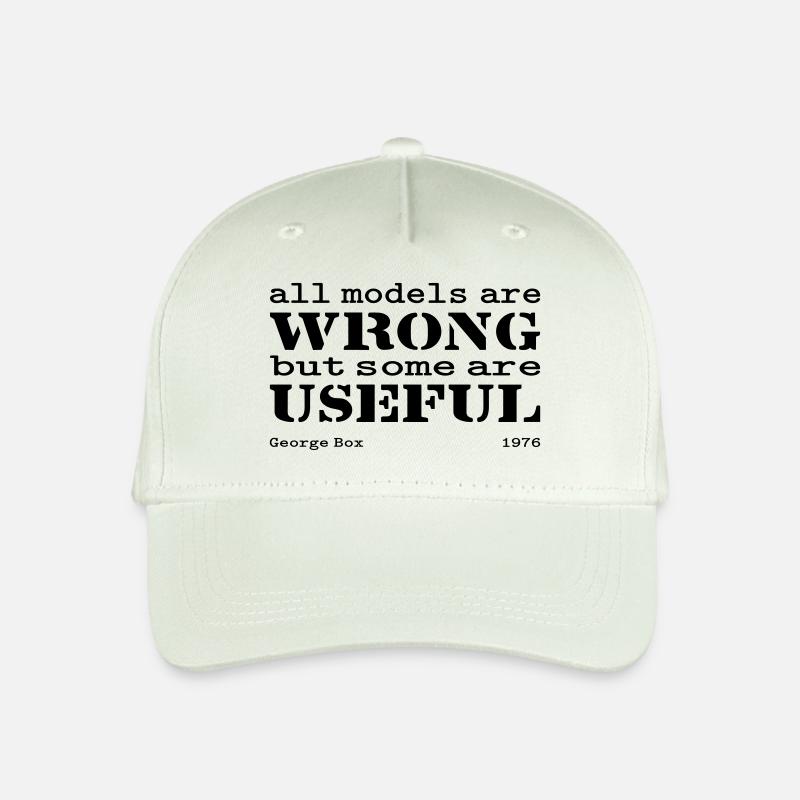 Alle Modelle sind falsch, aber einige sind nützlich - Kinder Bio Basecap - Helles Mintgrün