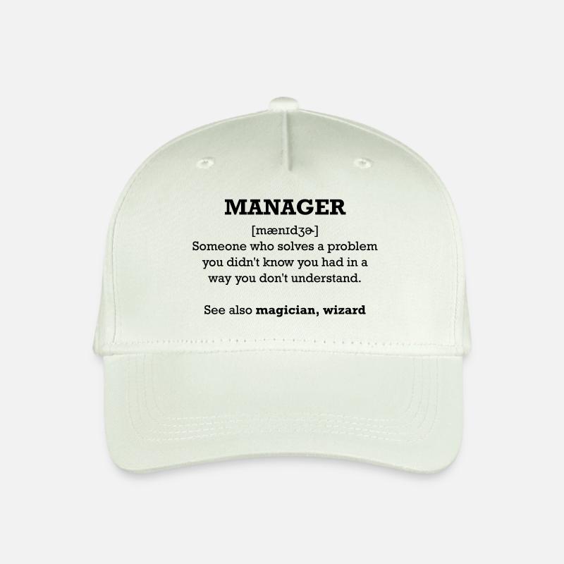 Manager - wizard - Kinder Bio Basecap - Helles Mintgrün